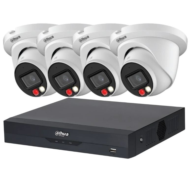 4mp Full Colour IP Poe Cctv Kit - 24/7 Full-Color Surveillance